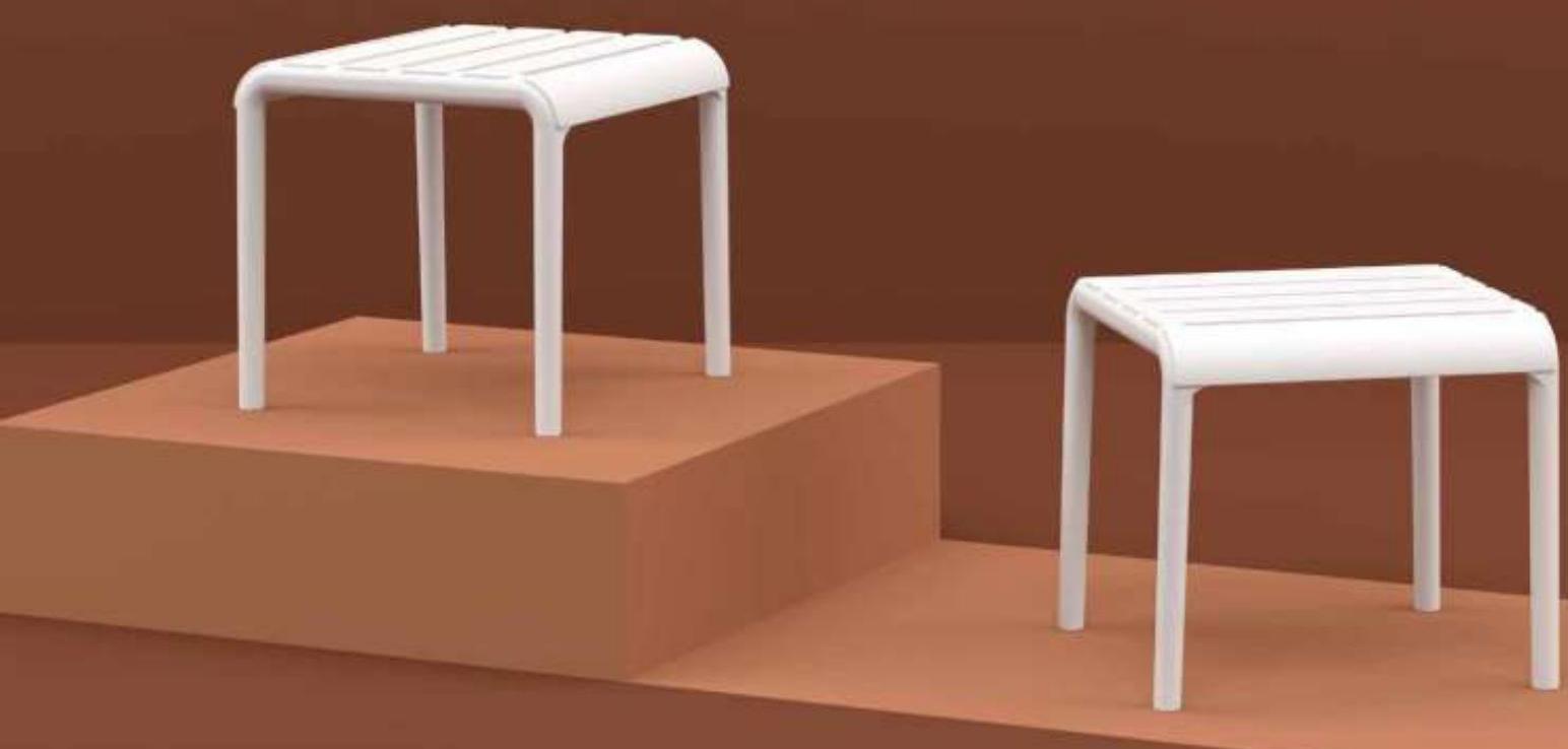 Paris Side Table/Footrest